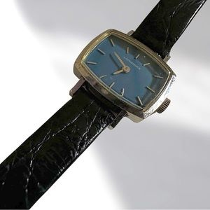 Longines 14k white gold vintage watch